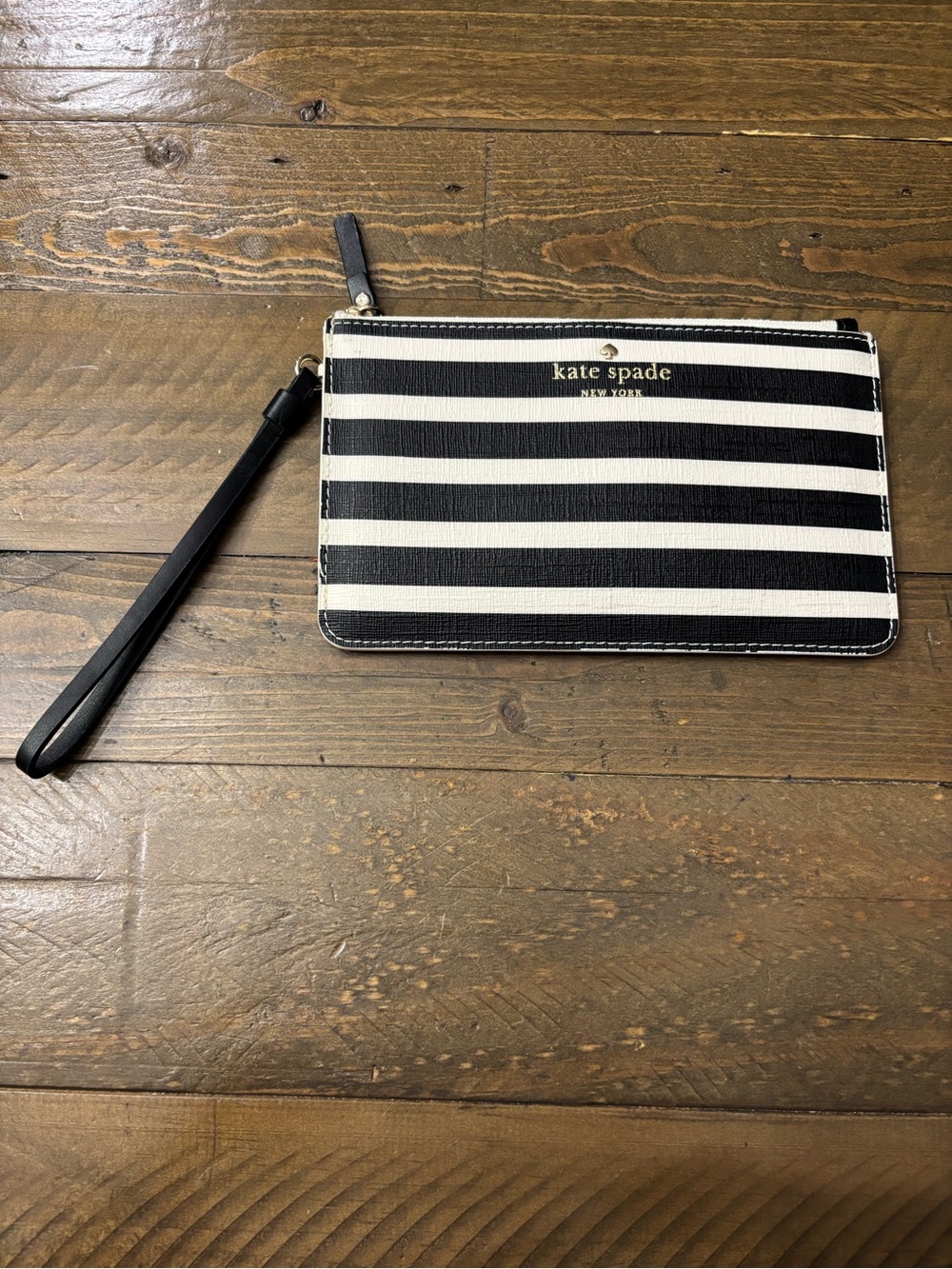 Kate Spade New York Fairmount Square Slim Bee Striped Wristlet - Storybook Lined